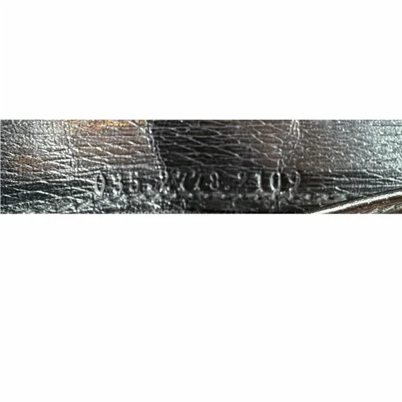 Vintage Gucci Black Textured Leather Continental Wallet - Authentic - Picture 7 of 7